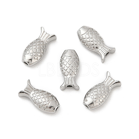304 Stainless Steel Beads X-STAS-Q358-02P-1