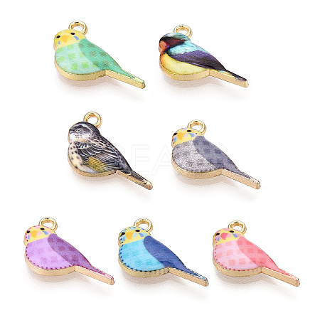 Printed Alloy Pendants ENAM-N056-205-1