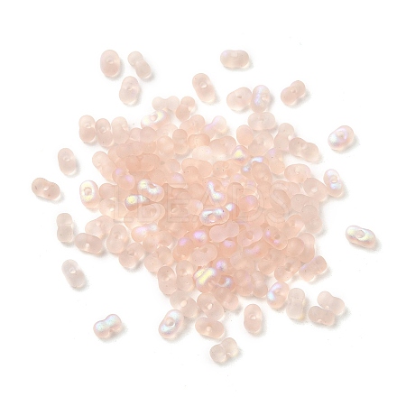 Glass Frosted Seed Beads SEED-NH0002-01E-1