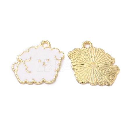 Alloy Enamel Pendants X-ENAM-D046-22G-02-1