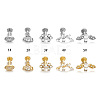 G23 Titanium Micro Pave Clear Cubic Zirconia Labrets WG4B733-02-2