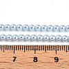 Baking Paint Pearlized Glass Pearl Bead Strands HY-N002-3mm-A05-5