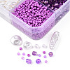 DIY 10 Style ABS & Acrylic Beads Jewelry Making Finding Kit DIY-N0012-05F-2