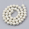 (Holiday Stock-Up Sale)Electroplated Natural Lava Rock Beads Strands G-T098-01A-14-2