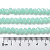 Baking Paint Imitation Jade Glass Bead Strands X-DGLA-A034-J6MM-A22-3