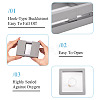 3 Bags 3 Styles Square Transparent PE Thin Film Suspension Jewelry Display Box CON-TA0001-38F-5