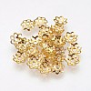 Multi-Petal Iron Bead Caps IFIN-F146-01G-1