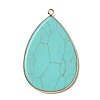 Natural & Synthetic Mixed Gemstone Big Pendants G-R492-02G-3