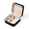 Square PU Leather Jewelry Set Box PAAG-PW0012-05D-3