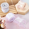 3 Rolls 3 Colors Flat Rainbow Color Organza Ribbon OCOR-TA0001-47-5