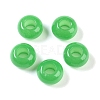 Natural White Jade European Beads G-G740-14x8mm-35-1