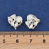 Brass Pave Cubic Zirconia Multi-strand Links ZIRC-F145-01S-01-3