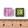 Baking Paint Transparent Glass Beads DGLA-N018-13-3