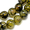 Natural Dragon Veins Agate Beads Strands G-Q948-81B-8mm-1