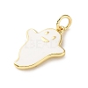 Brass Pendants KK-I383-09G-01-2