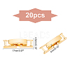 20 Sets Eco-Friendly Brass Watch Band Clasps KK-DC0001-63-2