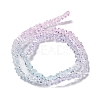 Transparent Glass Bead Strands X-GLAA-H023-03L-3