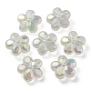 UV Plating Luminous Transparent Acrylic Beads OACR-P010-16B-1