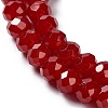 Baking Paint Imitation Jade Glass Bead Strands DGLA-A034-J10mm-A29-4