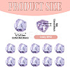 10Pcs Glass Imitation Austrian Crystal Beads GLAA-TADJ0001-11J-3