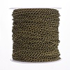 Brass Twisted Chains CHC-Q001-5x4mm-AB-3