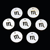 Natural Freshwater Shell Charms SHEL-N027-10H-1