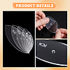 8Pcs 8 Sizes Transparent Acrylic Reusable Drawing Template for DIY Scrapbooking DIY-UN0006-32A-5