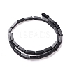 Synthetic Black Stone Beads Strands G-G837-16-2