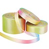Gorgecraft 30 Yards 3 Styles Rainbow Gradient Polyester Ribbon OCOR-GF0002-12-1