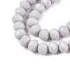 Opaque Solid Color Imitation Jade Glass Beads Strands EGLA-A044-P8mm-D19-3