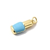 Brass Enamel Pendants KK-A268-03G-B05-2