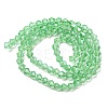 Transparent Electroplate Glass Beads Strands GLAA-F029-2mm-C24-2