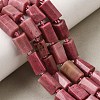 Natural Rhodonite Beads Strands GG-CBA8682-A04-1