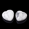 Natural Howlite Heart Love Stones G-S295-08C-2