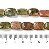 Natural Unakite Beads Strands G-K357-D10-01-5