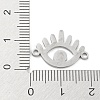 304 Stainless Steel Hollow Connector Charms STAS-P332-06P-3