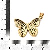 Brass Micro Pave Cubic Zirconia Pendants KK-I360-023G-01-1-3