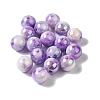 Opaque Two-tone Acrylic Beads OACR-G015-04-1