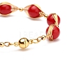 Natural Gemstone Beaded Bracelets Set for Men Women BJEW-TA00012-9