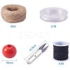 Diy Jewelry Wood Beads DIY-PH0018-20-3