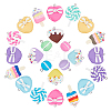 Handmade Polymer Clay Pendants CLAY-SC0001-06-1