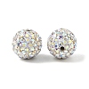 Pave Disco Ball Beads X-RB-Q195-14mm-AB-3