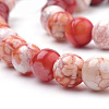 Natural Fire Crackle Agate Beads Strands G-S249-07-8mm-3