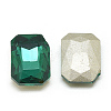Pointed Back Glass Rhinestone Cabochons RGLA-T079-13x18mm-15-2