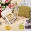 Velvet Jewelry Storage Zipper Bags with Tassel ABAG-WH0072-029-5