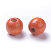 Dyed Natural Wood Beads WOOD-Q006-12mm-09-LF-2