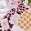 120Pcs Flat Translucent Glassine Waxed Paper Treat Bags Cookie Bags STIC-CP0001-11C-4