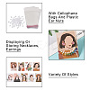 Fashewelry 90 Sheets 9 Styles Earring Display Cards CDIS-FW0001-06-3