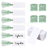50Pcs Rectangle Blank White Paper Gift Tags CDIS-WH0021-059A-1