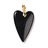 Natural Obsidian Pendants G-E570-01G-10-2